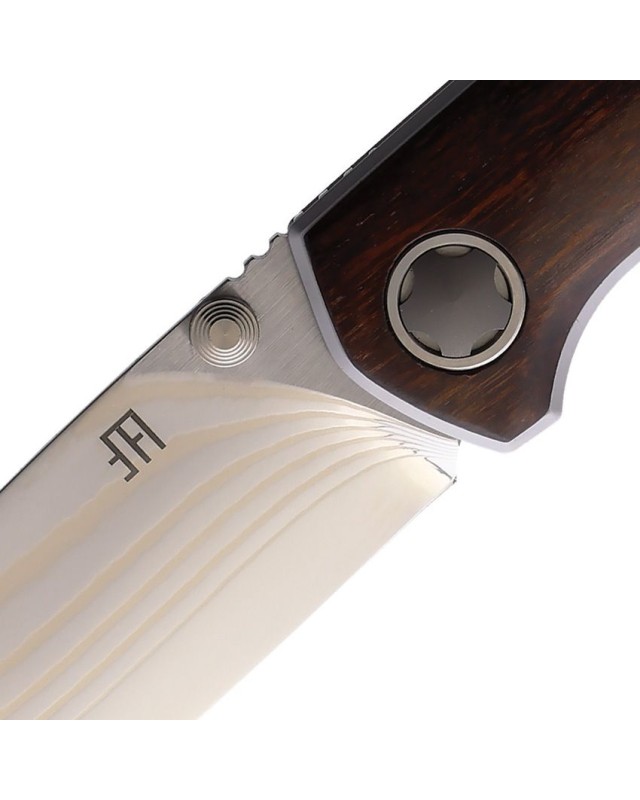 North Mountain Blade Ultra ZDP-189 staineless steel laminate blade satin finish Linerlock Ironwood handle