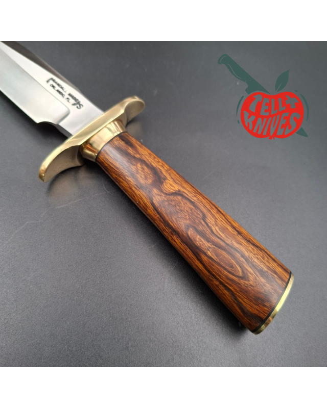 Randall Made Knives Model 1-5  forged stainless steel blade brass guard and pommel Arizona ironwood handle
