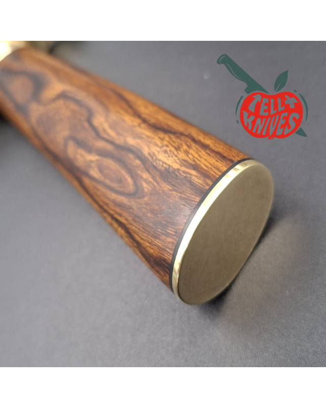 Randall Made Knives Model 1-5  forged stainless steel blade brass guard and pommel Arizona ironwood handle
