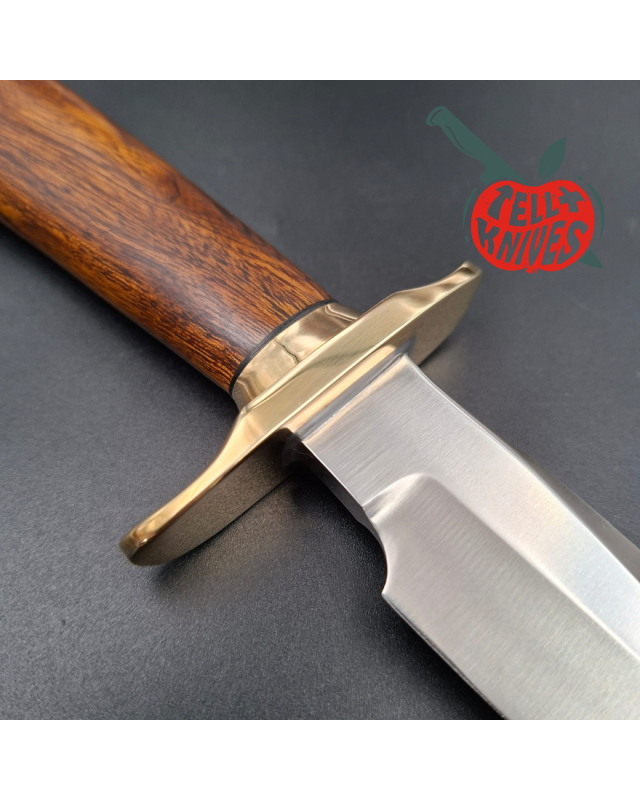 Randall Made Knives Model 1-5  forged stainless steel blade brass guard and pommel Arizona ironwood handle