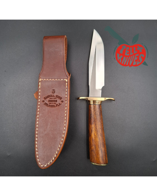 Randall Made Knives Model 1-5  forged stainless steel blade brass guard and pommel Arizona ironwood handle