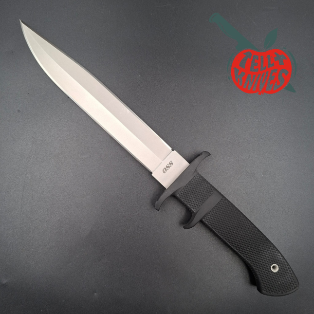 Cold Steel 2010/2011 OSS Fighting Knife Loveless Design double edge AUS8 stainless steel blade black Kraton handle