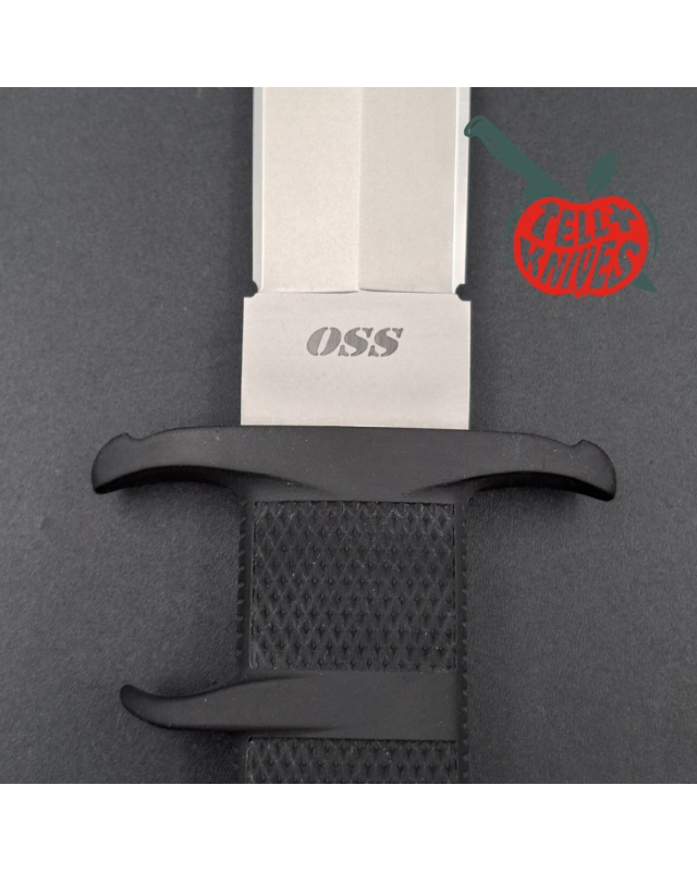 Cold Steel 2010/2011 OSS Fighting Knife Loveless Design double edge AUS8 stainless steel blade black Kraton handle