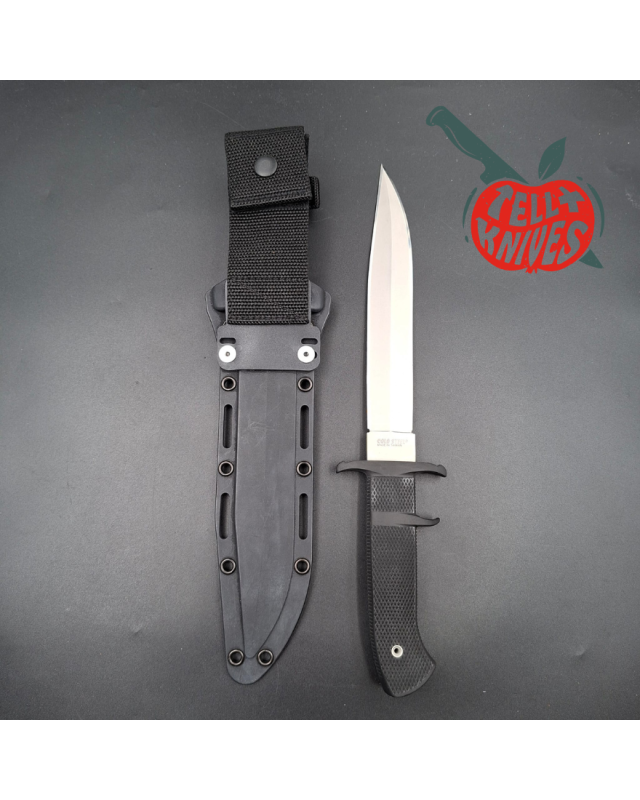 Cold Steel 2010/2011 OSS Fighting Knife, Loveless design, double-edged AUS8 stainless steel blade, black Kraton handle
