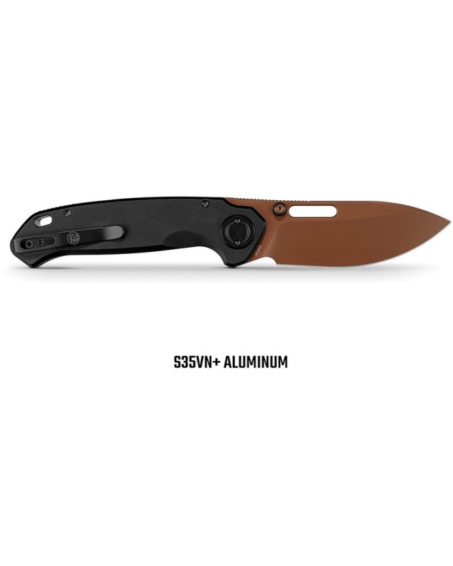 Vosteed Zander Copper Dune S35VN Steel Blade Black Aluminium Handle Vanchor Lock