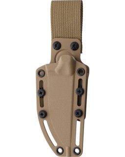 Microtech AKRIS stonewash finish Bohler M390MK stainless blade tan G10 handle tan kydex sheath