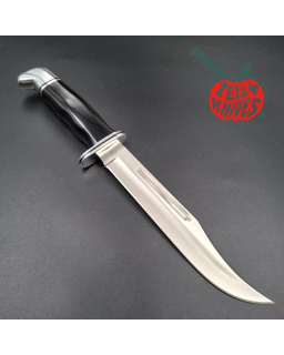 BUCK Knives 1987 120 General fixed blade 420HC stainless steel black phenolic handle