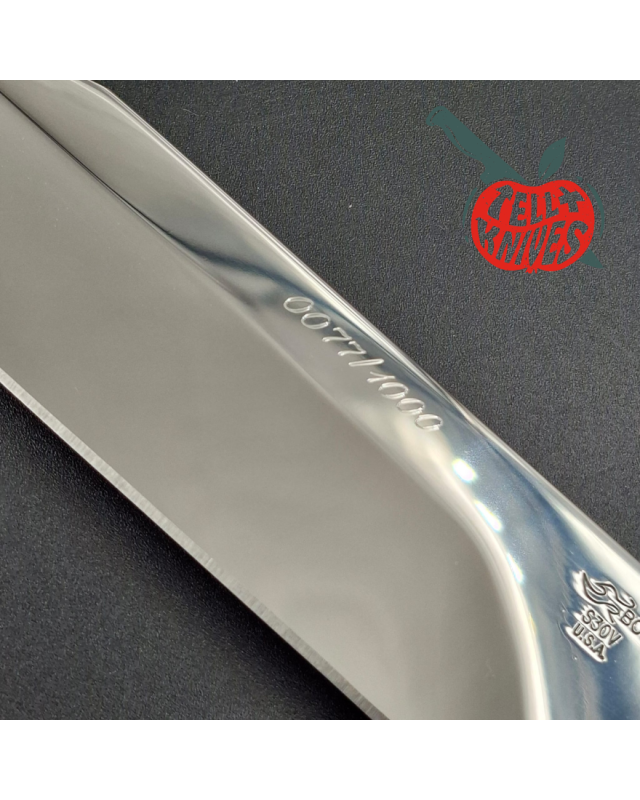BUCK Knives 2004 819 Signature Series Limited Edition 0077/1000, hochglanzpolierter S30V-Edelstahl, Griff aus Walnussholz