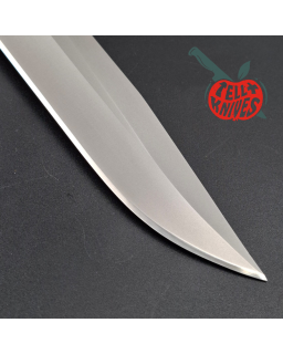 Cold Steel ODA combat knife, AUS8 stainless steel, black Kraton handle, black Kray-Ex sheath, made in Taiwan