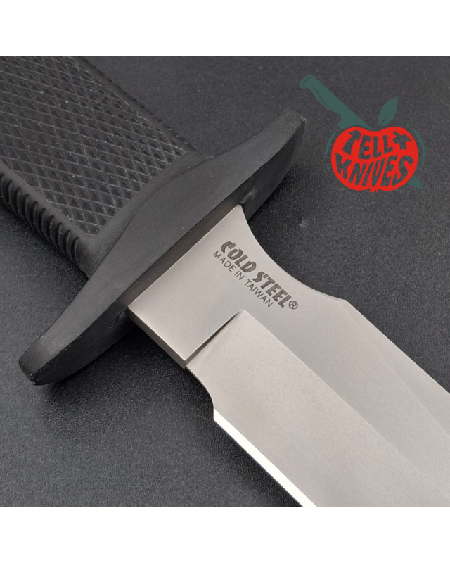 Cold Steel ODA combat knife, AUS8 stainless steel, black Kraton handle, black Kray-Ex sheath, made in Taiwan