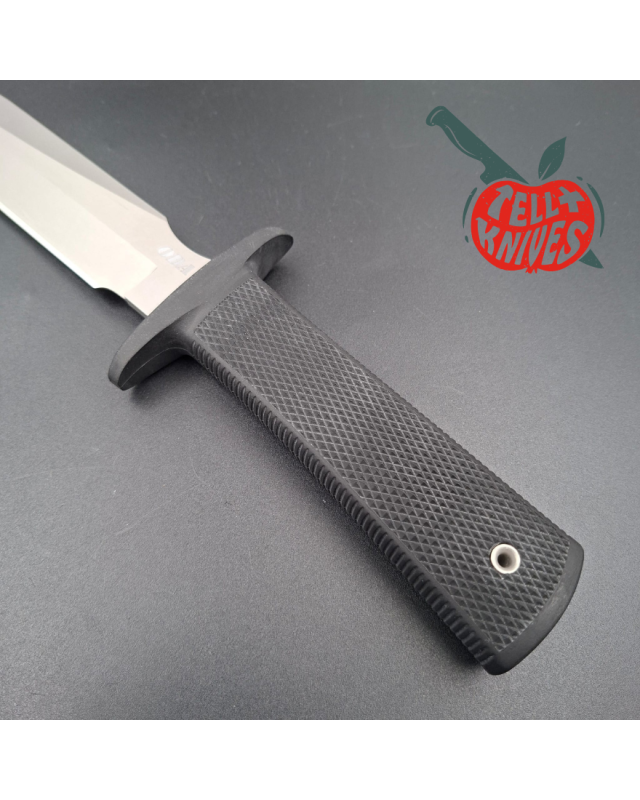 Cold Steel ODA combat knife, AUS8 stainless steel, black Kraton handle, black Kray-Ex sheath, made in Taiwan