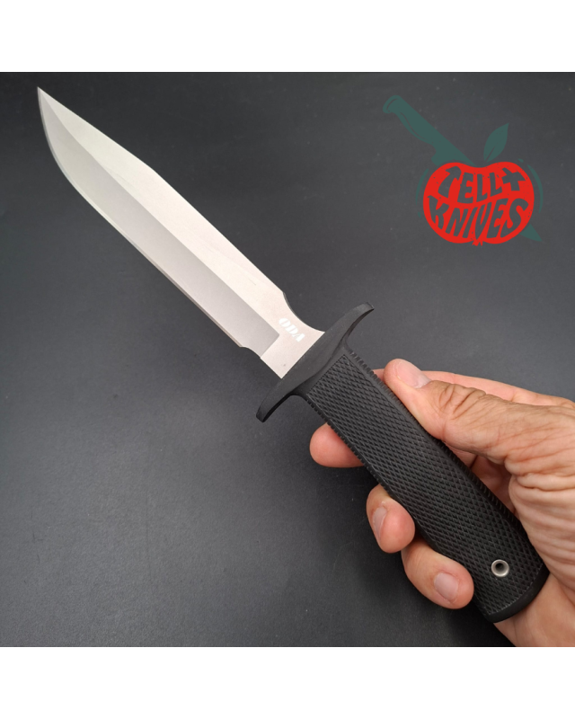 Cold Steel ODA combat knife, AUS8 stainless steel, black Kraton handle, black Kray-Ex sheath, made in Taiwan