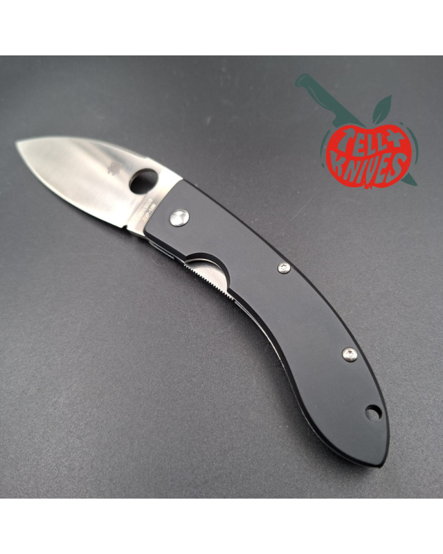 Spyderco 2008 Sprint Run C65 Bob Lum Chinese Folder with ZDP-189 stainless steel blade and black aluminium handle, liner lock