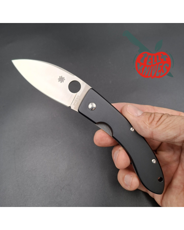 Spyderco 2008 Sprint Run C65 Bob Lum Chinese Folder ZDP-189 stainless steel blade black aluminium handle linerlock
