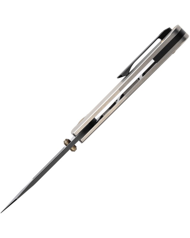 Coltello tascabile Kancept Superhawk  in acciaio CPM S35VN con impugnatura in titanio anodizzato nero