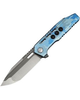 WE Knife Gunwale WE24048-3 – M390 / Blue Terrain Titanium / Copper