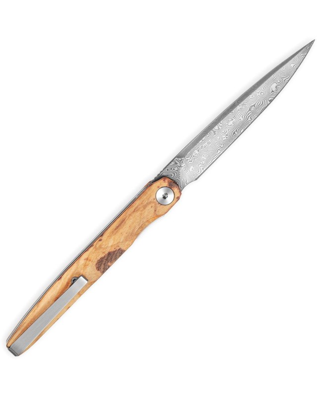 Bestechman Lanza BMK14-D-4 Damaszener-Olivenholz | Tellknives