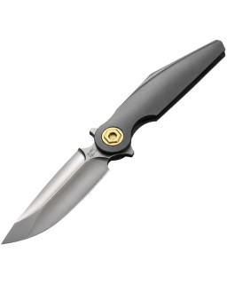 Rike Knife Viper 3 V2 M398 Grigio Titanio Integrale