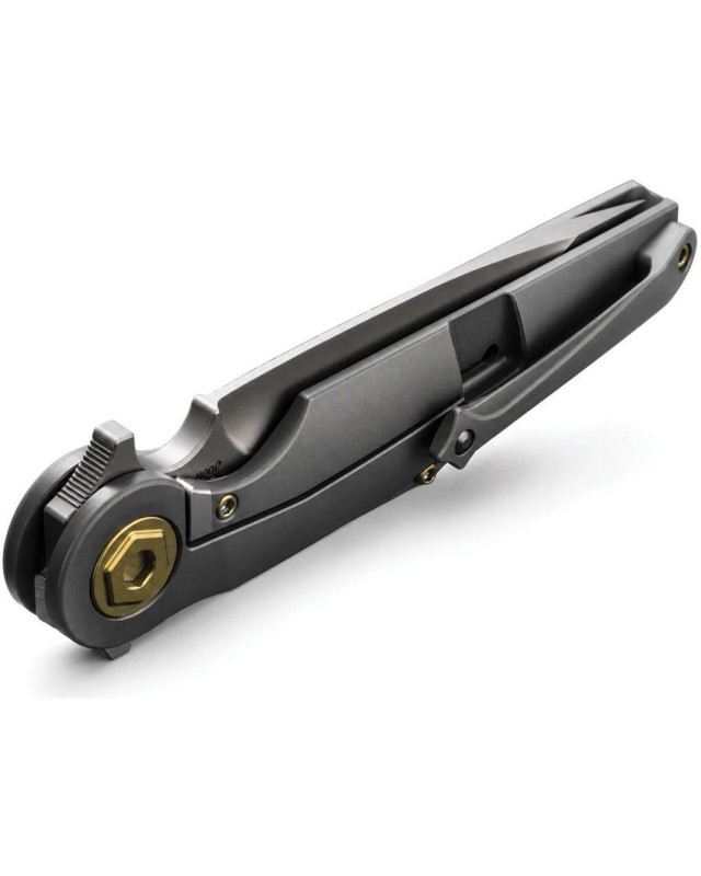 Rike Knife Viper 3 V2 M398 Grigio Titanio Integrale