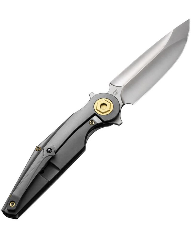 Rike Knife Viper 3 V2 M398 Integral Grey Titanium