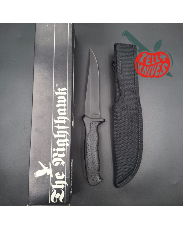 Buck Knives 650 Nighthawk, primo anno 1994, interamente nero, USA