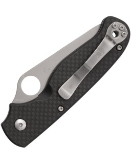 Spyderco ButtonUp C275CFP con chiusura a pulsante in fibra di carbonio 8Cr13MoV