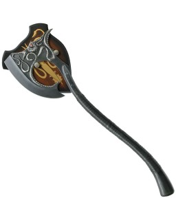 Ascia di acciaio valyriano di Euron Greyjoy, in acciaio 2Cr13 con manico in legno nero