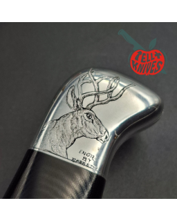 BUCK 1972-1986 124 Frontiersman vintage – Incisione personalizzata di Michael Prater