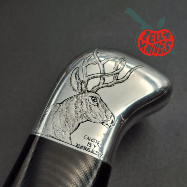 BUCK 1972–1986 124 Vintage Frontiersman – Custom engraved by Michael Prater