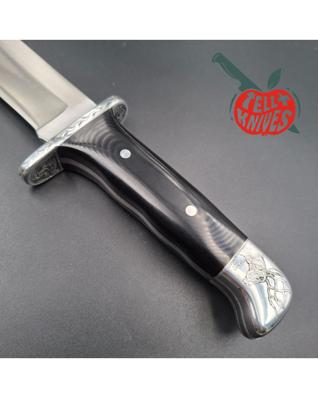 BUCK 1972–1986 124 Vintage Frontiersman – Custom engraved by Michael Prater