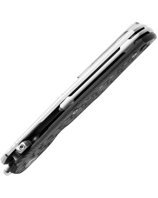 LionSteel Q4TTRO Folding Knife  CPM-MagnaCut Steel Braun Micarta Titanium Handle