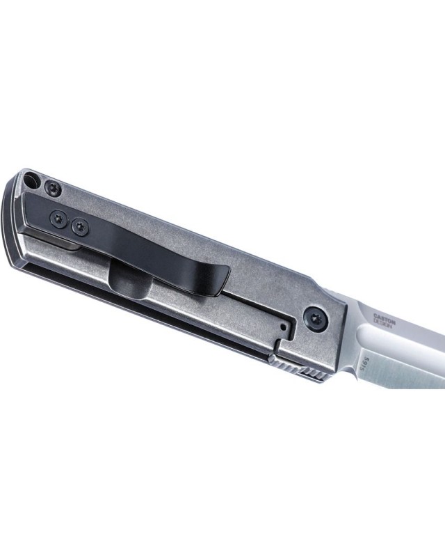 CRKT MinimalX 5915 Grigio satinato, acciaio inossidabile 12C27