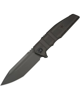 WE Knife Breach WE25077-1 M390 Charcoal Gray Titanium
