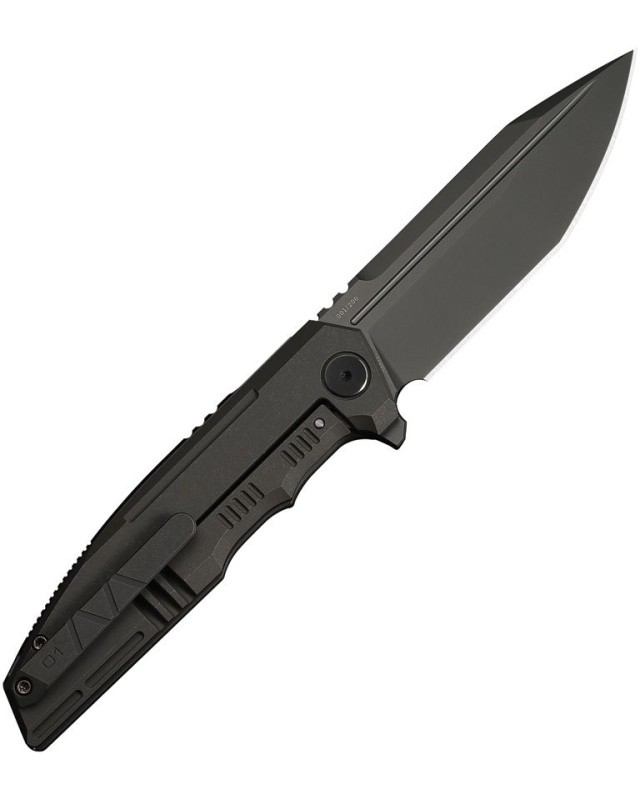 WE Knife Breach WE25077-1 M390 Charcoal Gray Titanium
