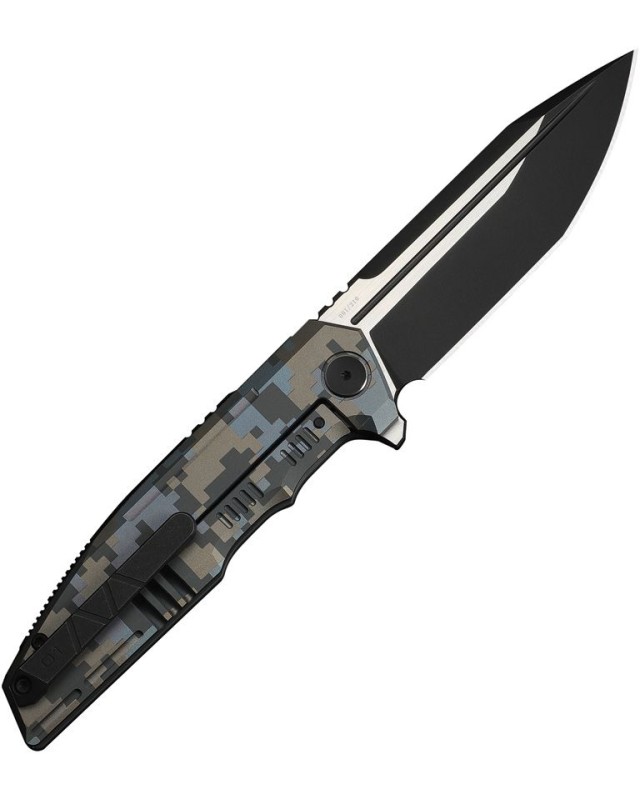 WE Knife Breach WE25077-3 M390 Pixel Pattern Titanium