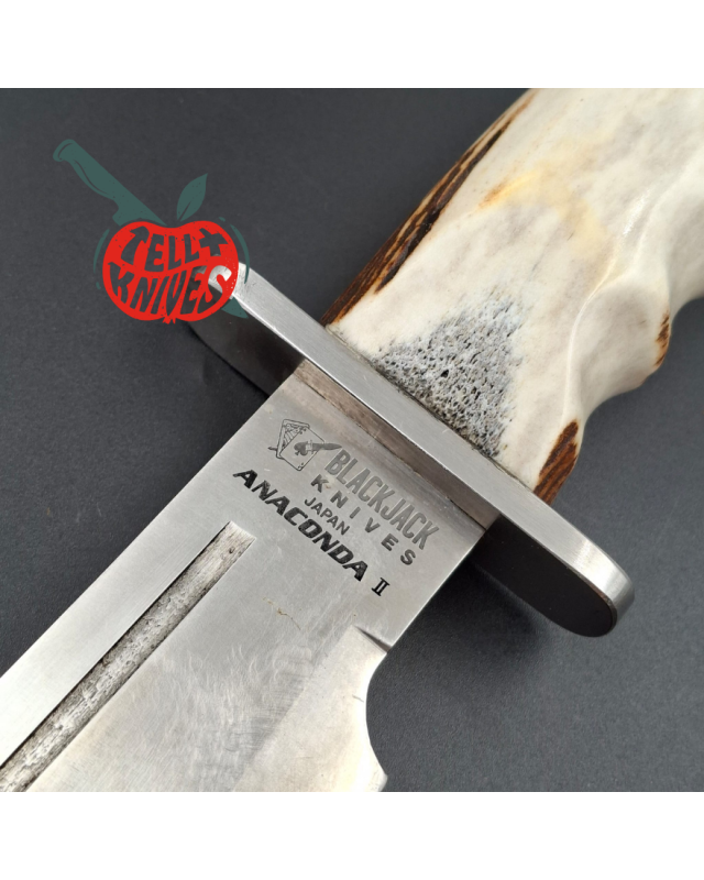 La Grotte du Loup BlackJack Anaconda II SEKI Japan Custom Stag-Griff