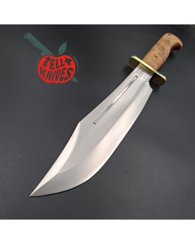 BlackJack Shining Mountains Bowie 52-100 con lama in acciaio al carbonio, design USA