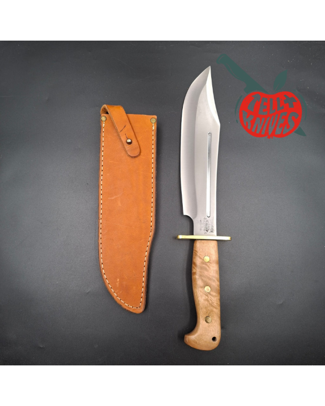 BlackJack Shining Mountains Bowie 52-100 con lama in acciaio al carbonio, design USA