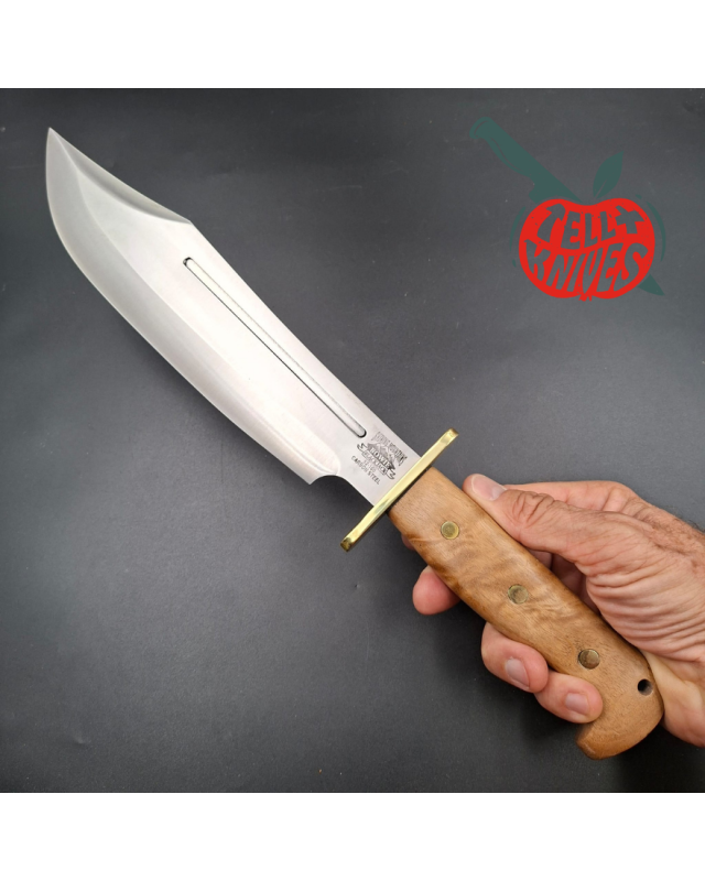 BlackJack Shining Mountains Bowie 52-100 con lama in acciaio al carbonio, design USA