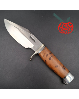 Randall Made Knives Modell 19-5 Bushmaster – Thuja – Neusilber – Krähen Schnabel