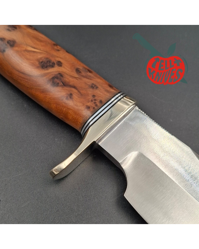 Randall Made Knives Model 19-5 Bushmaster – Thuya – Nickel Silver – Crow’s Beak