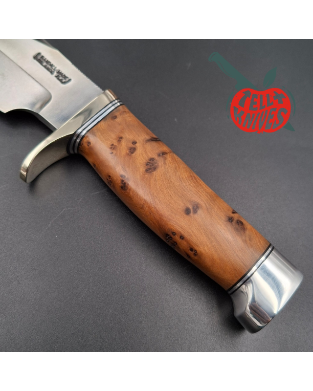 Randall Made Knives Modell 19-5 Bushmaster – Thuja – Neusilber – Krähen Schnabel