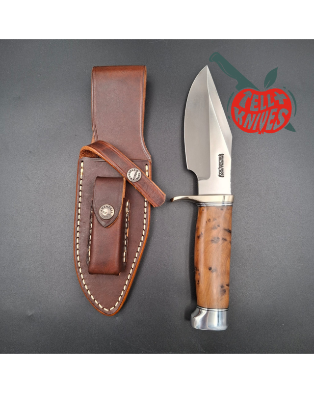 Randall Made Knives Modell 19-5 Bushmaster – Thuja – Neusilber – Krähen Schnabel