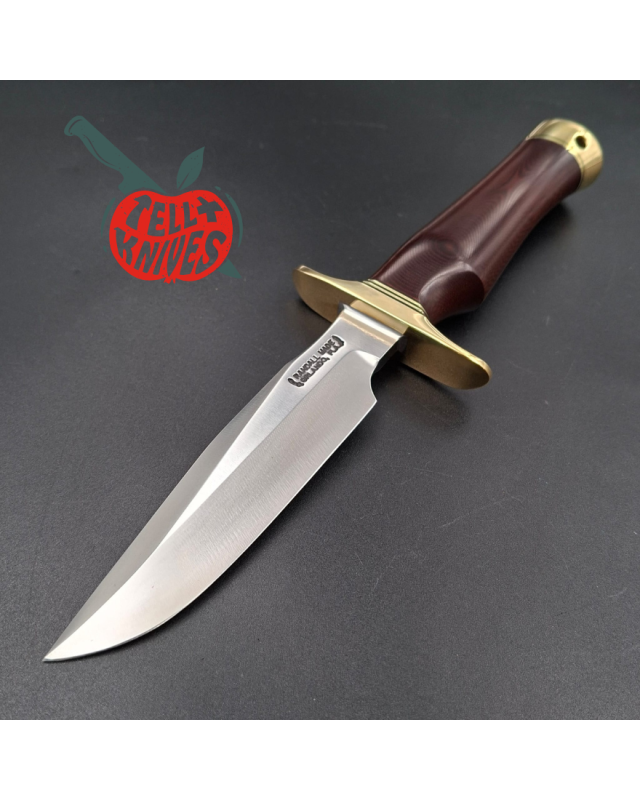 Randall Made Knives Modello 1-5 – Micarta marrone rossiccio – Ottone – 5 opzioni