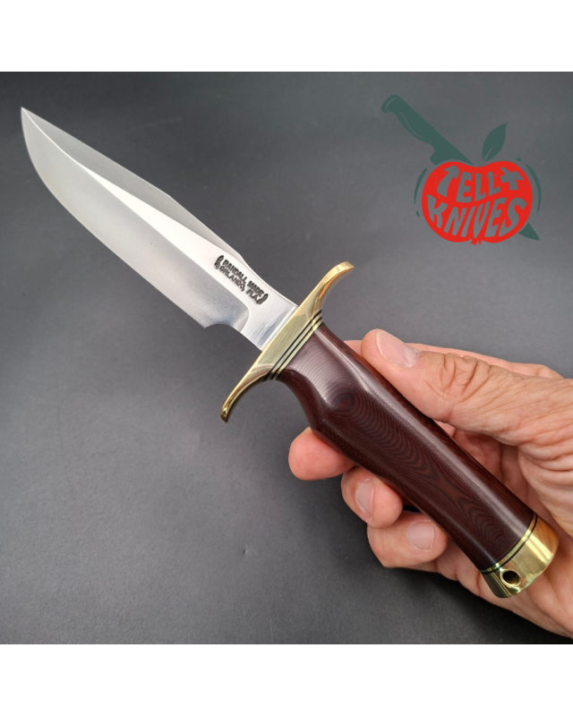 Randall Made Knives Modello 1-5 – Micarta marrone rossiccio – Ottone – 5 opzioni