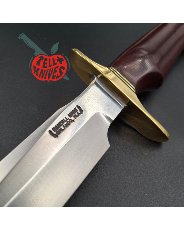 Randall Made Knives Modello 1-8 – Micarta marrone rossiccio – Ottone – 5 opzioni