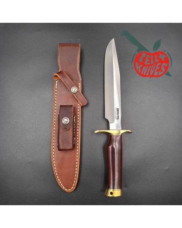 Randall Made Knives Modell 1-8 – Maroon Micarta – Messing – 5 Varianten