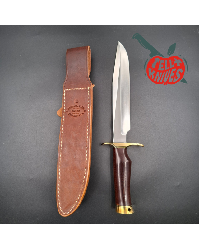Randall Made Knives Modello 1-8 – Micarta marrone rossiccio – Ottone – 5 opzioni