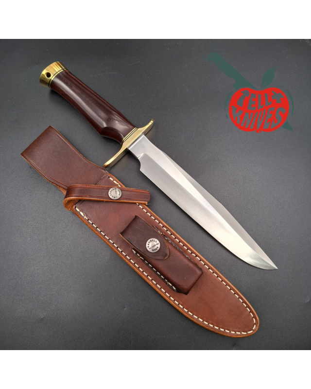Randall Made Knives Modello 1-8 – Micarta marrone rossiccio – Ottone – 5 opzioni