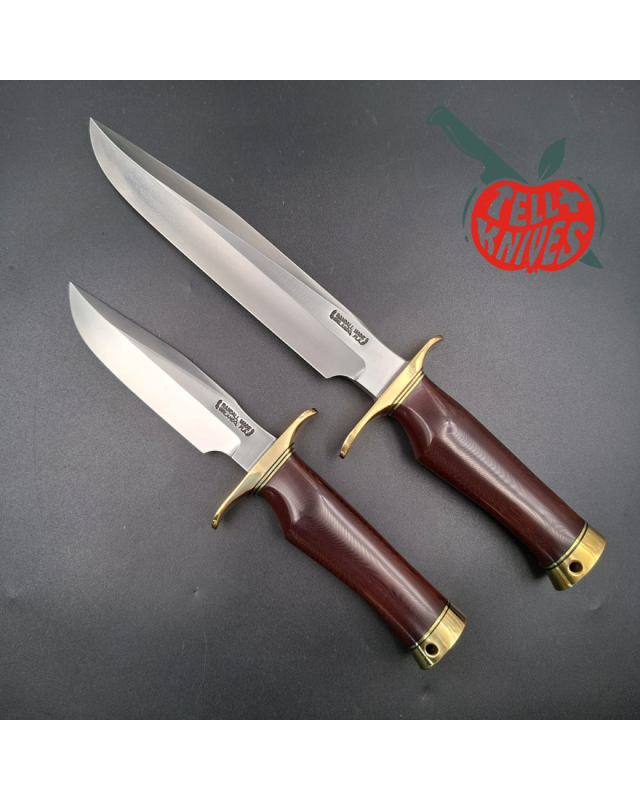 Randall Made Knives Modello 1-8 – Micarta marrone rossiccio – Ottone – 5 opzioni